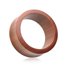 Sawo Wood Double Flared Eyelet Ear Gauge Plug