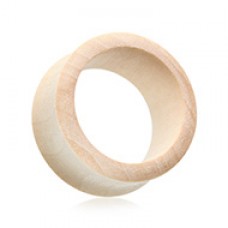 Crocodile Wood Double Flared Eyelet Ear Gauge Plug