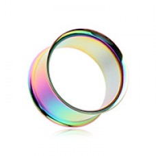 Colorline Steel Double Flared Ear Gauge Tunnel Plug