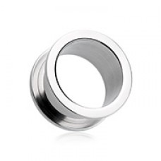 Basic Steel Screw-Fit Ear Gauge Tunnel Plug