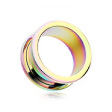 Colorline Steel Screw-Fit Ear Gauge Tunnel Plug
