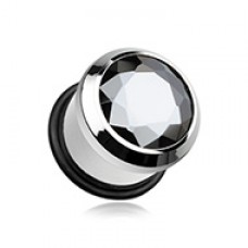 Magnum CZ Press Fit Single Flared Ear Gauge Plug