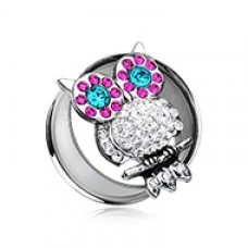 Night Owl Multi-Sprinkle Dot Ear Gauge Tunnel Plug