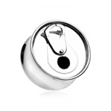 Soda Pop Can Double Flared Ear Gauge Plug