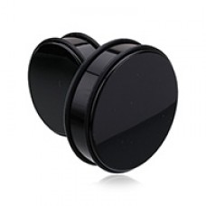 Supersize Basic Acrylic No Flare Ear Gauge Plug 