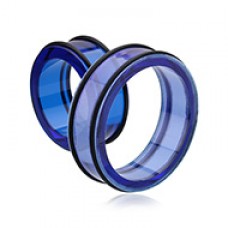 Supersize Basic Acrylic No Flare Ear Gauge Tunnel Plug 