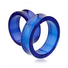 Supersize Basic Acrylic Double Flared Ear Gauge Tunnel Plug 