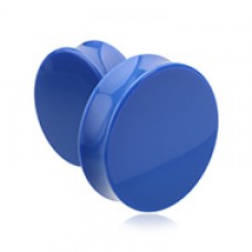 Supersize Neon Colored Acrylic Double Flared Ear Gauge Plug 