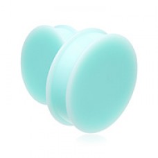 Supersize Solid Silicone Ear Double Flared Plug