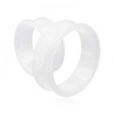Supersize Flexible Silicone Double Flared Ear Gauge Tunnel Plug
