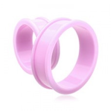 Supersize Flexible Silicone Double Flared Ear Gauge Tunnel Plug