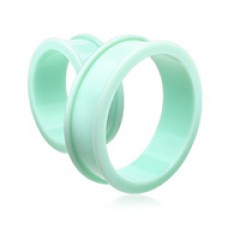 Supersize Flexible Silicone Double Flared Ear Gauge Tunnel Plug