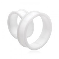 Supersize Flexible Silicone Double Flared Ear Gauge Tunnel Plug