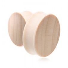 Supersize Crocodile Wood Double Flared Ear Gauge Plug
