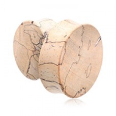 Supersize Tamarind Wood Double Flared Ear Gauge Plug