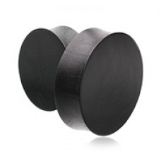 Supersize Ebony Wood Double Flared Ear Gauge Plug