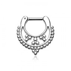 Classic Royal Filigree Septum Clicker