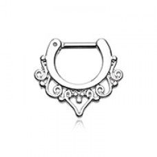 Goddess Filigree Septum Clicker