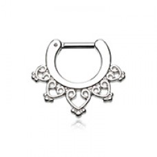 Royal Bliss Filigree Septum Clicker