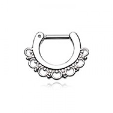Majestic Ornate Filigree Septum Clicker