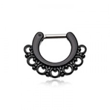 Colorline Majestic Filigree Septum Clicker