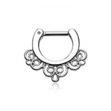Florid Filigree Septum Clicker