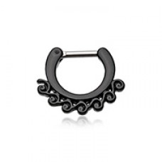 Colorline Tidal Wave Filigree Septum Clicker