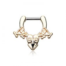 Golden Luria Tribal Filigree Septum Clicker