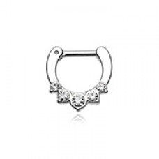 Classic Multi-Gem Precia Septum Clicker