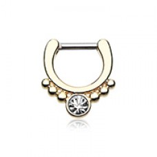 Golden Gem Grandiose Septum Clicker