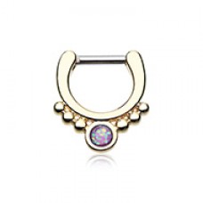 Golden Opal Grandiose Septum Clicker