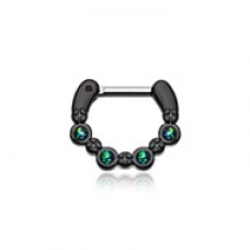 Colorline Aurea Sparkle Septum Clicker 