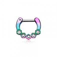 Colorline Hexa Gemina Sparkle Septum Clicker