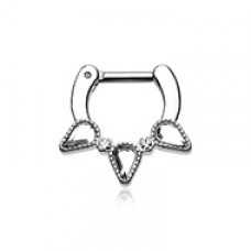 Sparkle Trident Septum Clicker