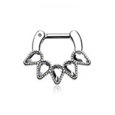 Sparkle Quinary Spear Septum Clicker