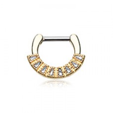 Golden Sabre Arc Septum Clicker