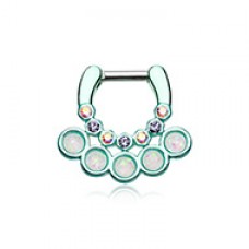 Colorline Opal Aureole Gemina Septum Clicker