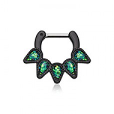 Colorline Opal Quinary Spear Septum Clicker