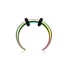 Colored Basic Steel Pincher Septum Ring
