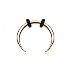 Golden Basic Steel Pincher Septum Ring