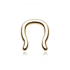 Gold PVD Steel Septum Ring