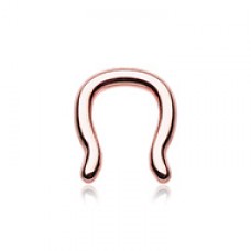Rose Gold PVD Steel Septum Ring