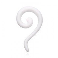 Claw Hook Acrylic Ear Gauge Spiral Hanging Taper