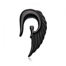 Fallen Angel Acrylic Ear Gauge Hanging Taper