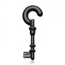 Classic Key Acrylic Ear Gauge Hanging Taper