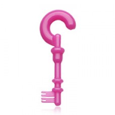 Classic Key Acrylic Ear Gauge Hanging Taper