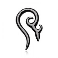 Colorline Devil's Horn Ear Gauge Hanging Taper