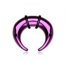Colorline Pincher Steel Ear Gauge Buffalo Taper 
