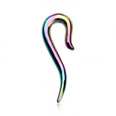 Colorline Cane Hook Ear Gauge Hanging Taper