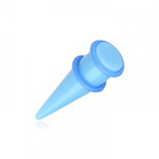 Solid Neon Shorty UV Acrylic Ear Stretching Taper